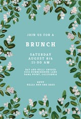 White Bloom - Brunch & Lunch Invitation